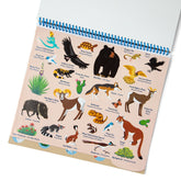 National Parks Reusable Stickers – Park Animals (5 Scenes, 121 Stickers)