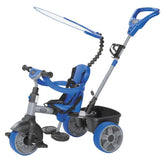 4-in-1 Basic Edition Trike - Blue – Adjustable Trike with Parent Handle