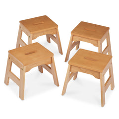 Wooden Stools – Set of 4