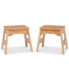 Wooden Stools – Set of 2