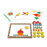 Wooden Magnetic Pattern Block Kit