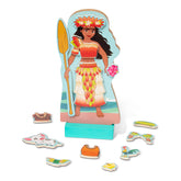 Disney Princess Moana Wooden Magnetic Dress-Up Play Set