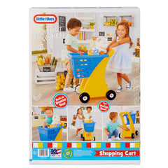 Shopping Cart Blue and Yellow