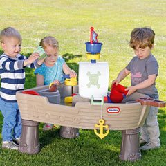 Anchors Away Pirate Ship – Water Play Table with Cannon, Spinner & Splashing Fun