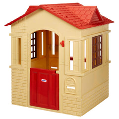 Cape Cottage Playhouse Tan – Indoor & Outdoor Playhouse