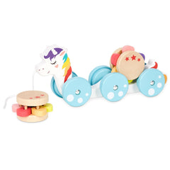 Wooden Critters™ Pull Toy - Unicorn