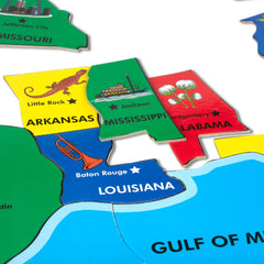 USA Map Floor Puzzle - 51 Pieces