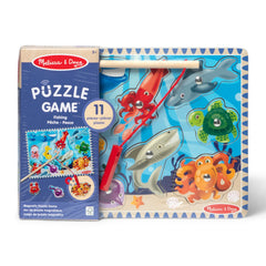 Fishing Magnetic Puzzle Game - 10 Pieces