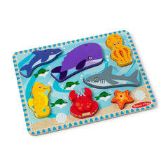 Sea Creatures Chunky Puzzle - 7 Pieces
