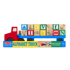 Alphabet Blocks Wooden Truck