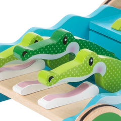 First Play Chomp & Clack Alligator Push Toy