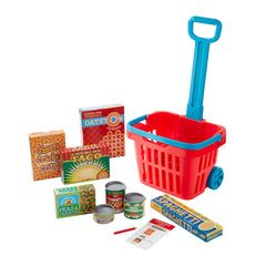 Fill & Roll Grocery Basket Play Set