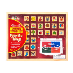 Wooden Favorite Things Stamp Set