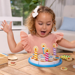 Wooden Birthday Cake Play Set