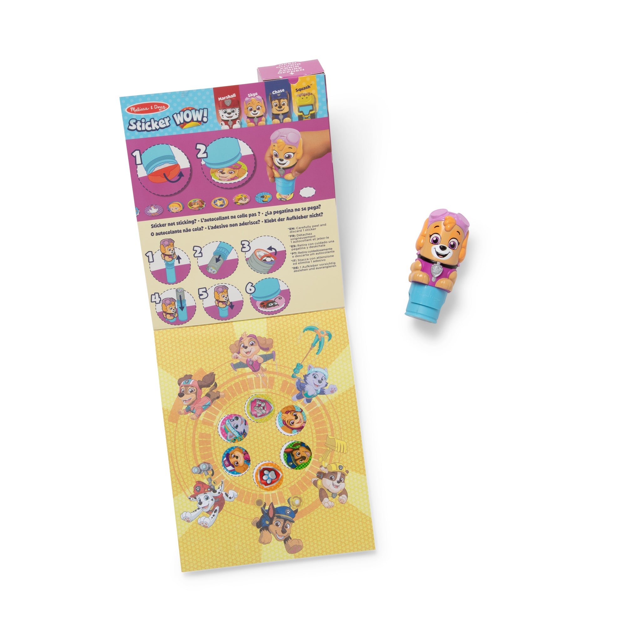 Sticker WOW!™ Activity Pad & Sticker Stamper - PAW Patrol Skye