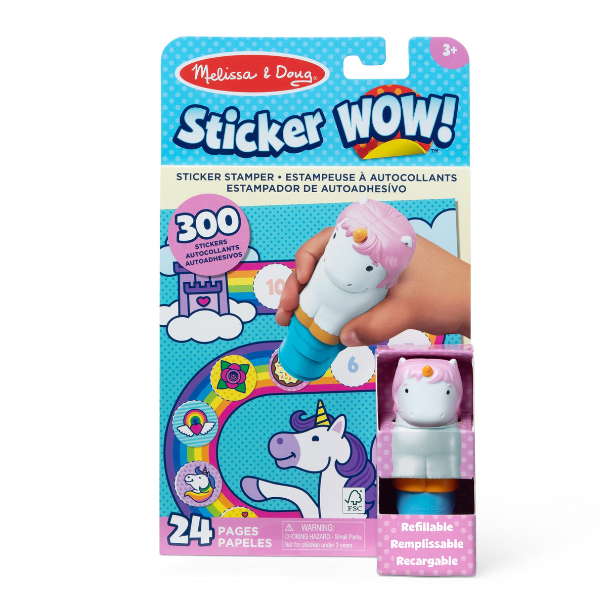 Sticker WOW!® Activity Pad & Sticker Stamper 12-PACK - Unicorn