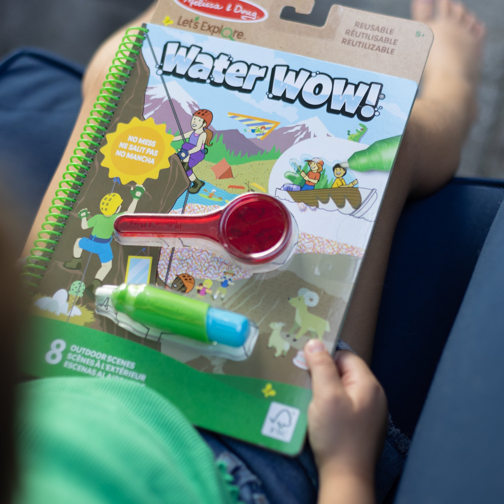 Let’s Explore Water Wow! Outdoor Adventure Deluxe Water-Reveal Pad