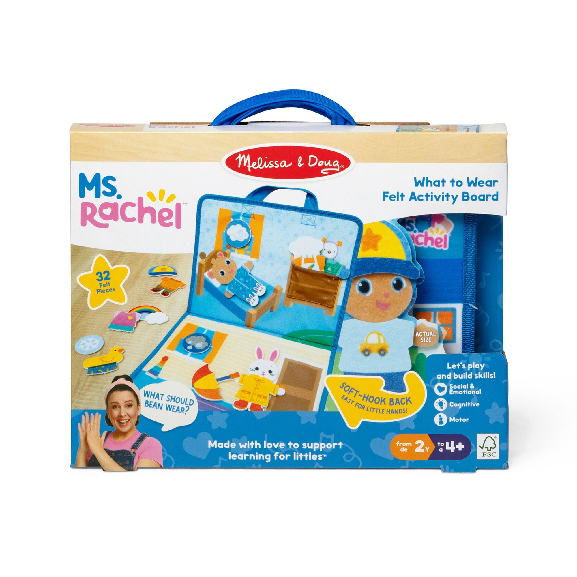 Ms. Rachel™ What to Wear Felt Activity Board