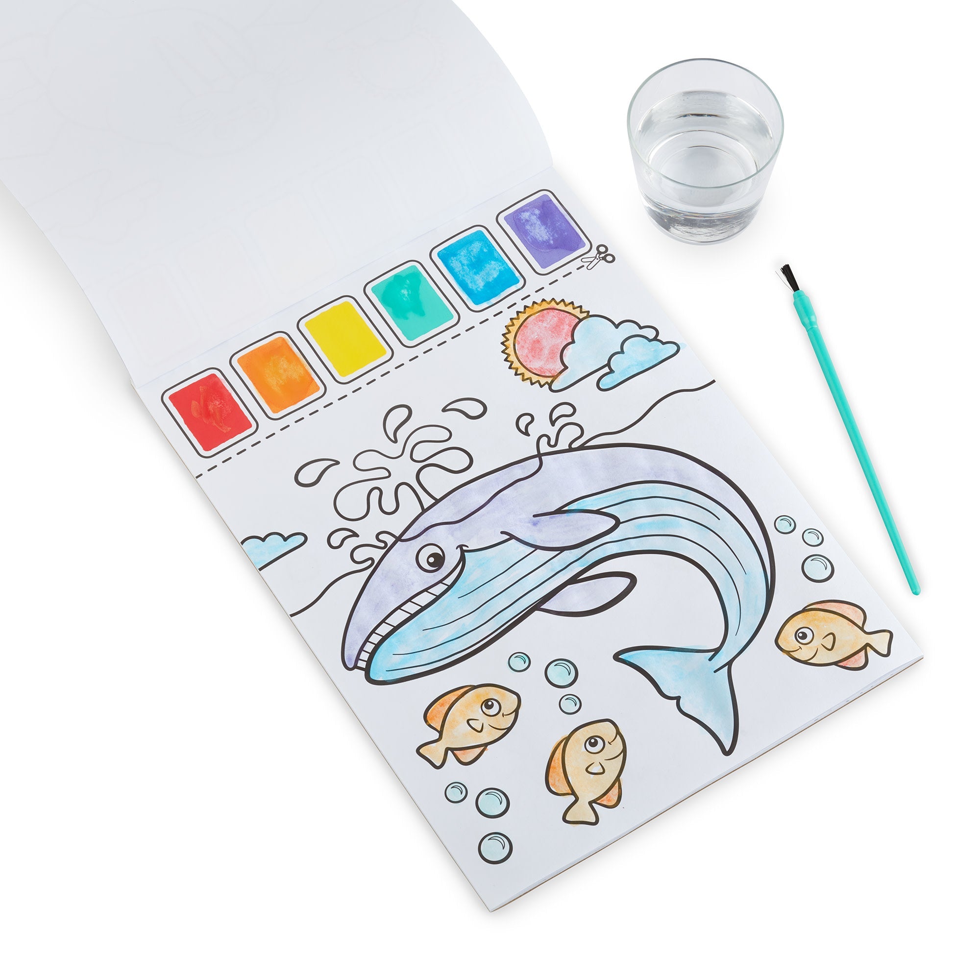 Paint With Water Activity Book - Ocean