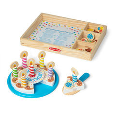 Wooden Birthday Cake Play Set