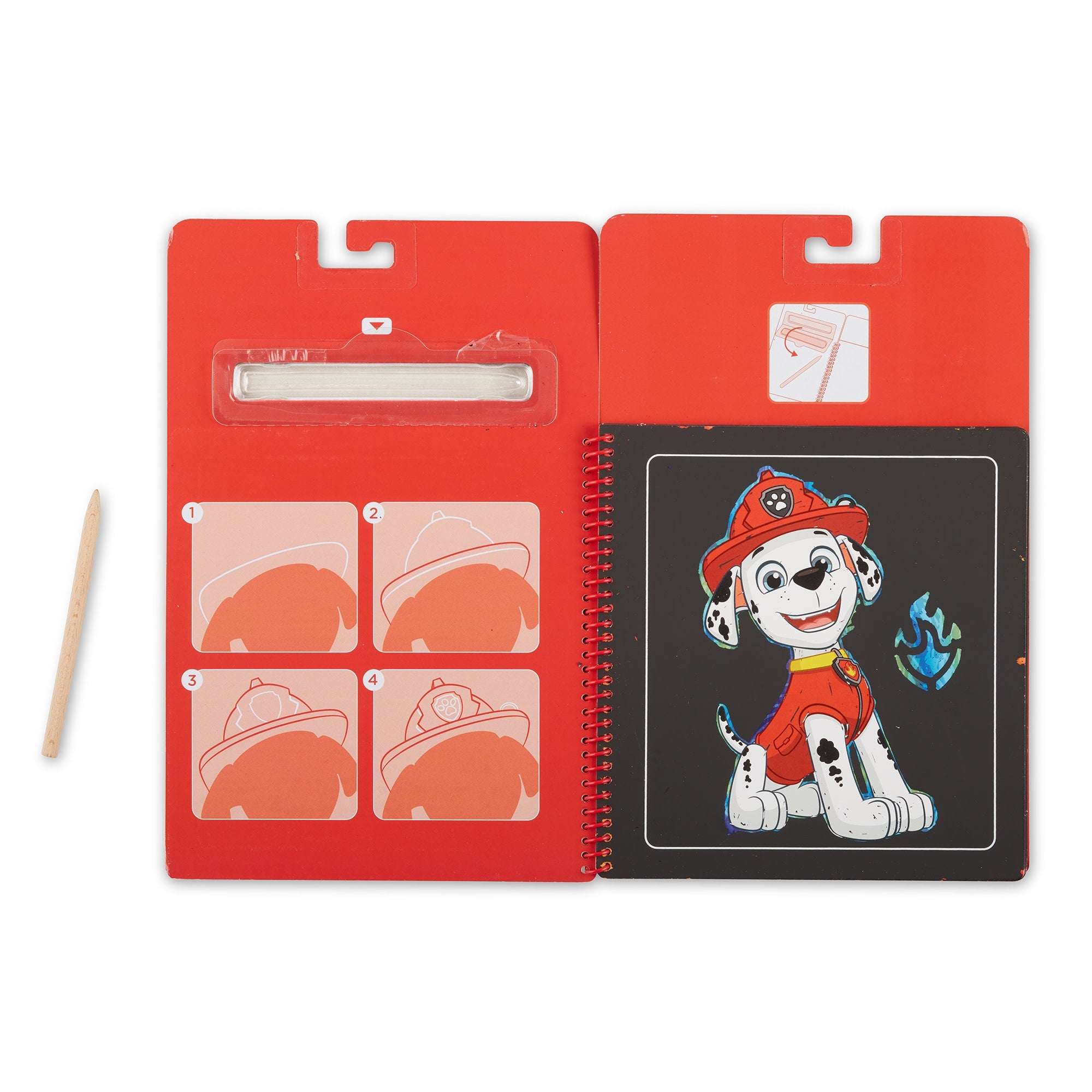 PAW Patrol Scratch Art Pad - Marshall