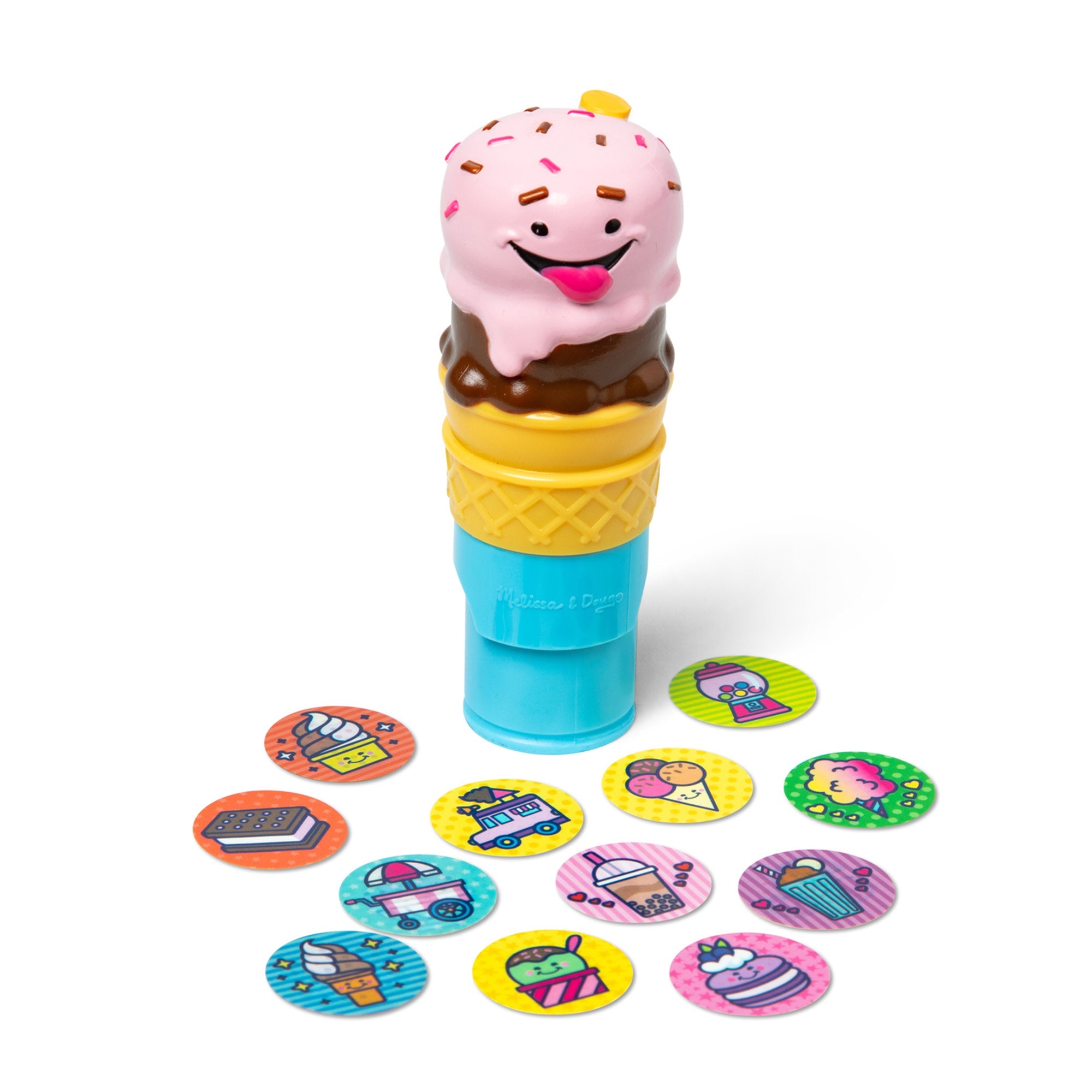 Sticker WOW!™ Ice Cream Bundle: Activity Pad & Sticker Stamper + Mini Activity Pad and 200 Refill Stickers