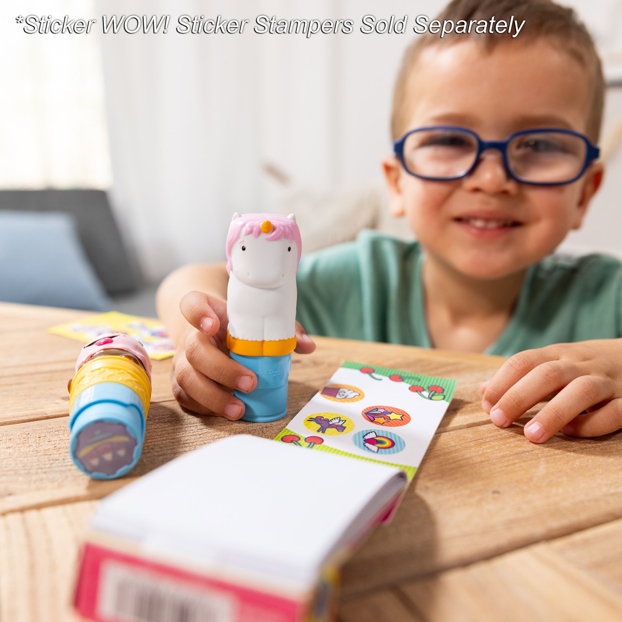 Sticker WOW!® Mini Activity Pad & Refill Stickers - Favorite Things (200+ Stickers, Stamper Not Included)