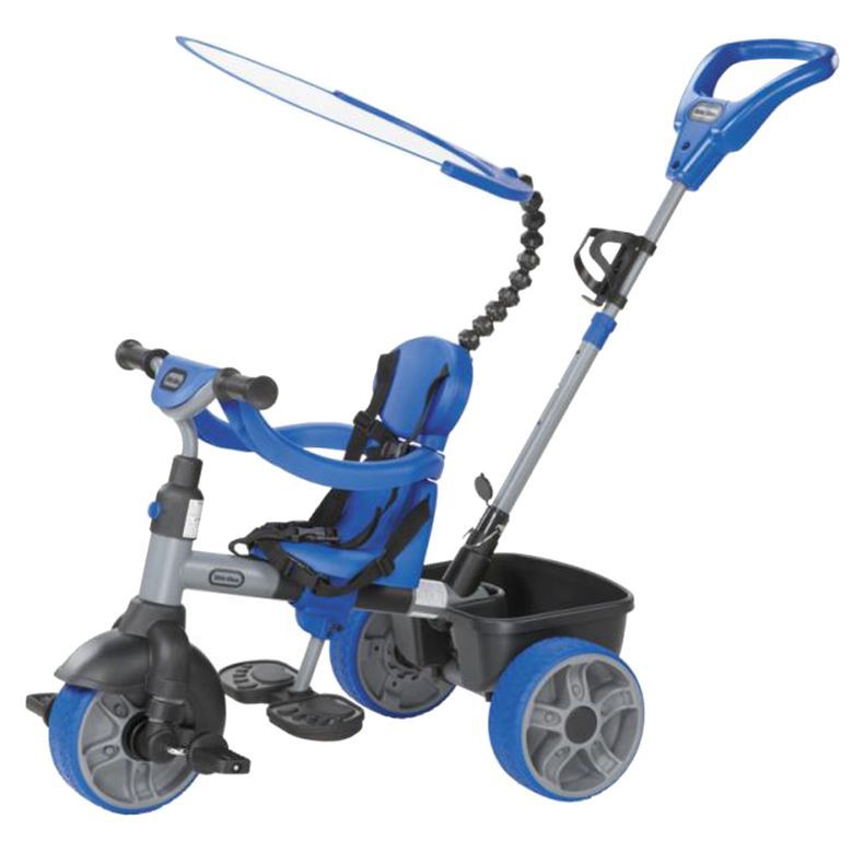 4-in-1 Basic Edition Trike - Blue – Adjustable Trike with Parent Handle