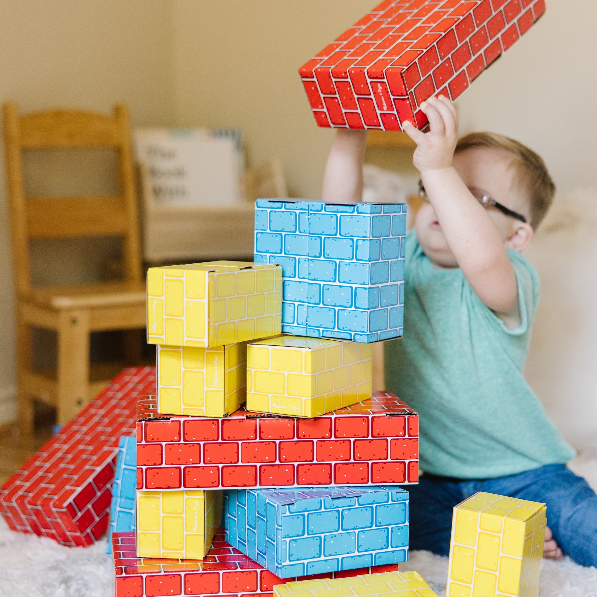 Jumbo Cardboard Blocks - 24 Pieces