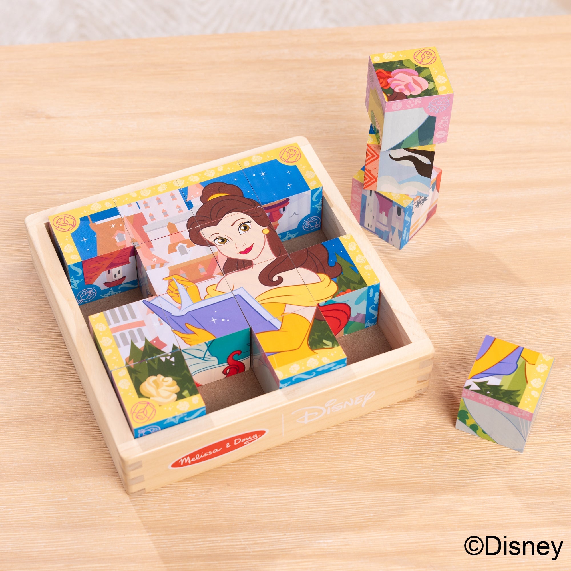 Disney Princess Wooden Cube Puzzle