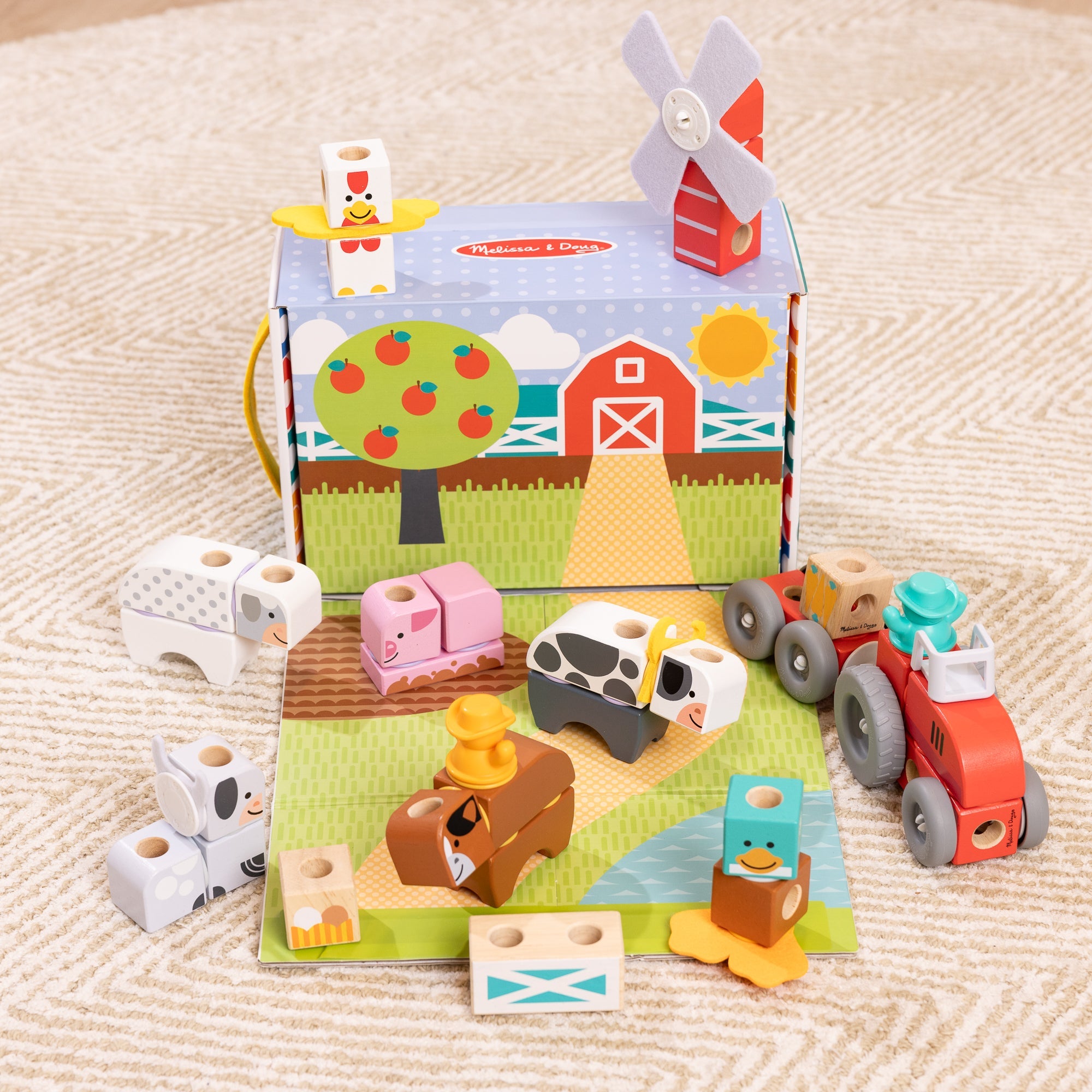 Blockables™ Play Sets Farm and Farm Friends 2-Pack Bundle