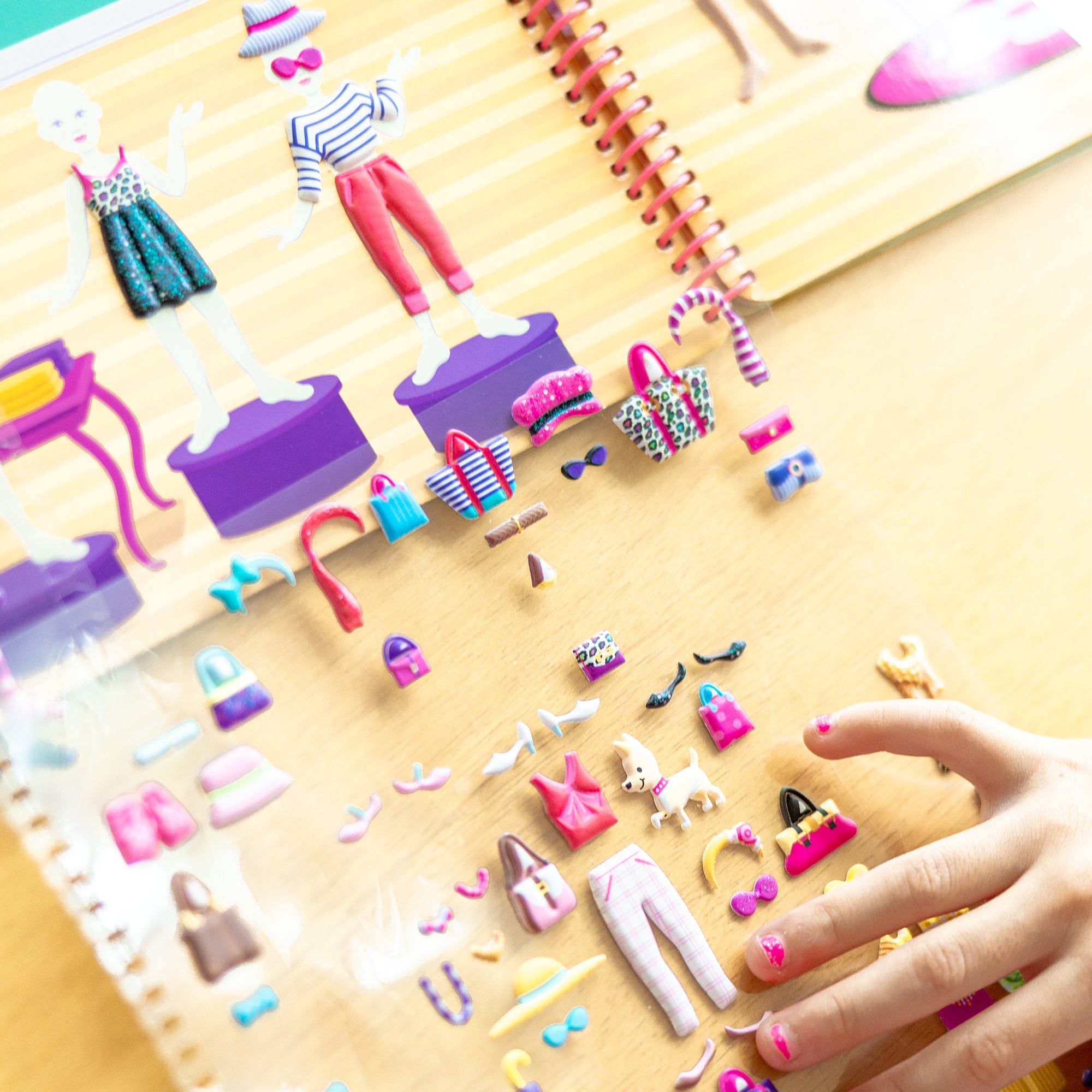 Puffy Sticker Activity Book - Day of Glamour