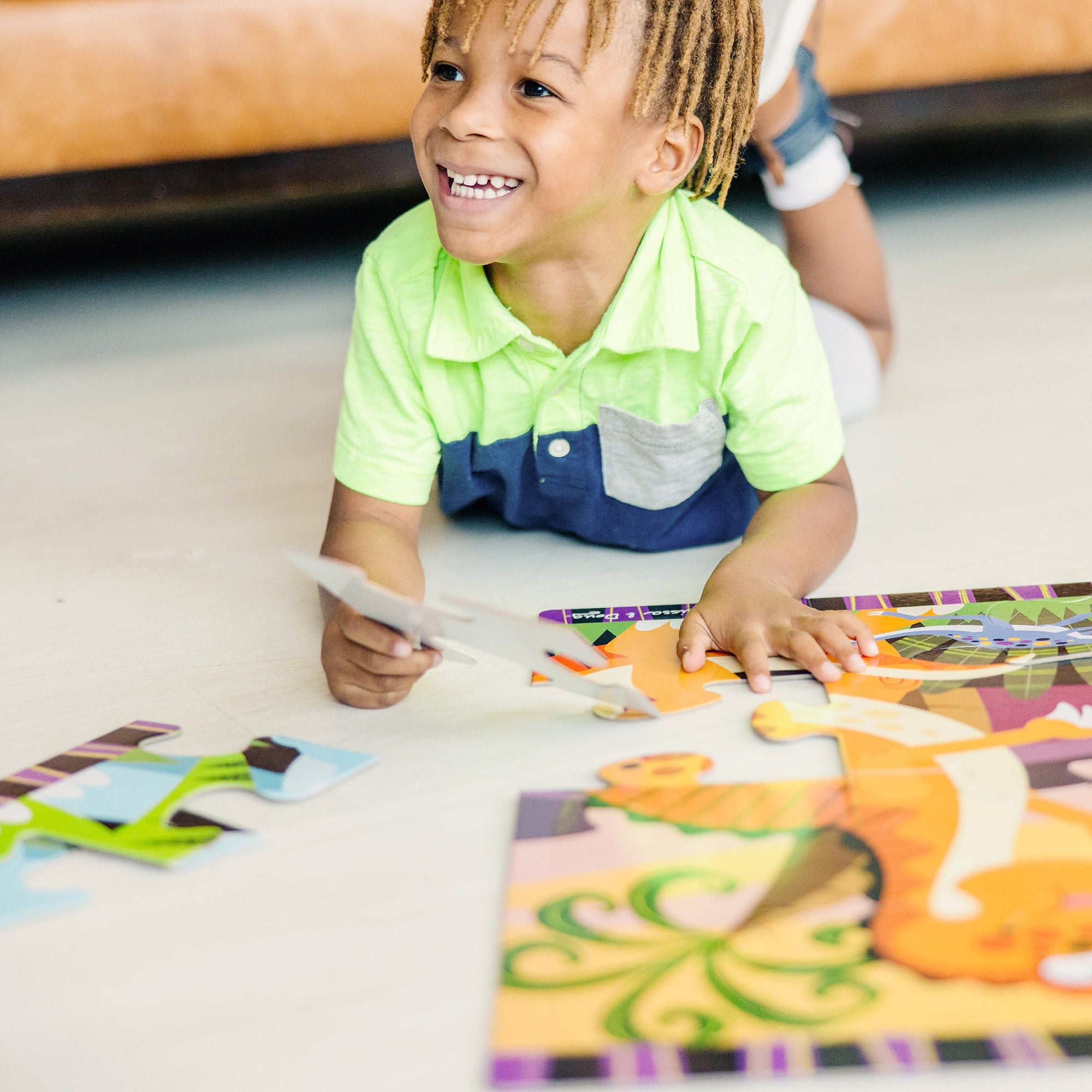 Dinosaur Dawn Floor Puzzle - 24 Pieces