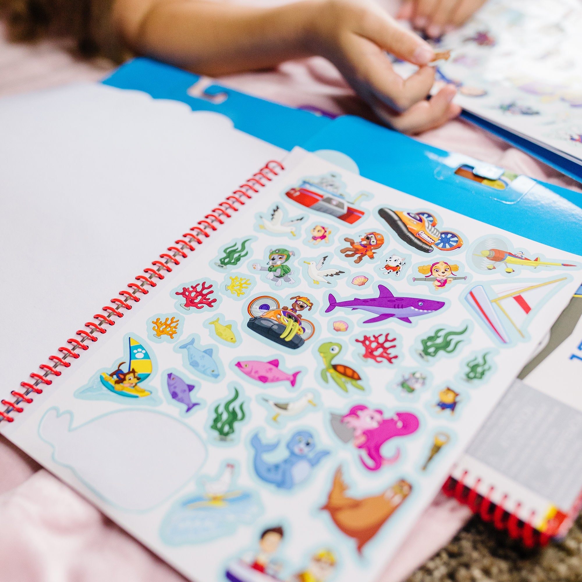 PAW Patrol Restickable Stickers Flip-Flap Pad - Classic Missions