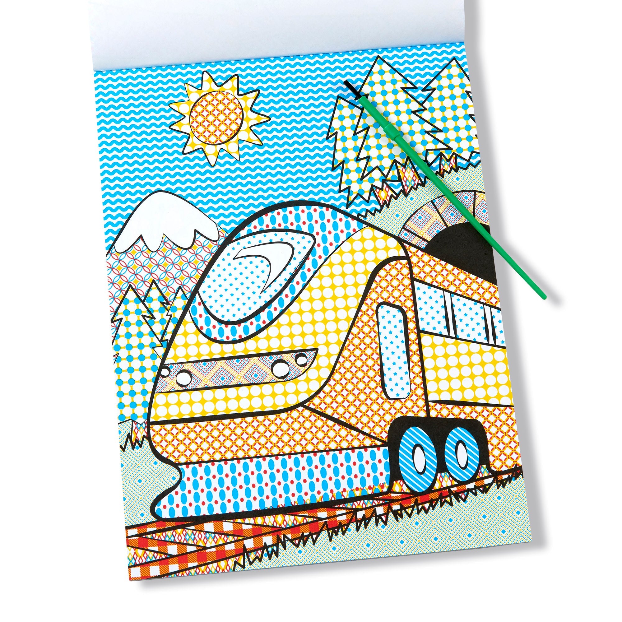 My First Paint with Water - Vehicles