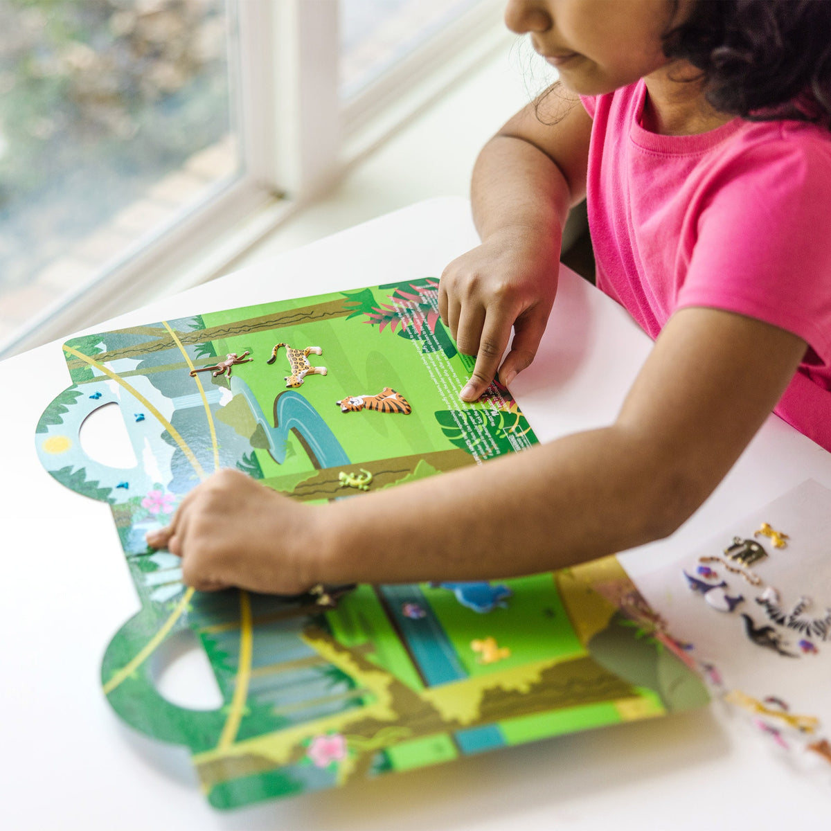 Puffy Sticker Play Set - Safari