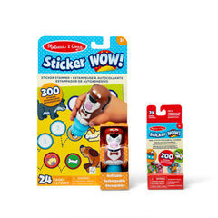 Sticker WOW!™ Dog Bundle: Activity Pad & Sticker Stamper + Mini Activity Pad and 200 Refill Stickers