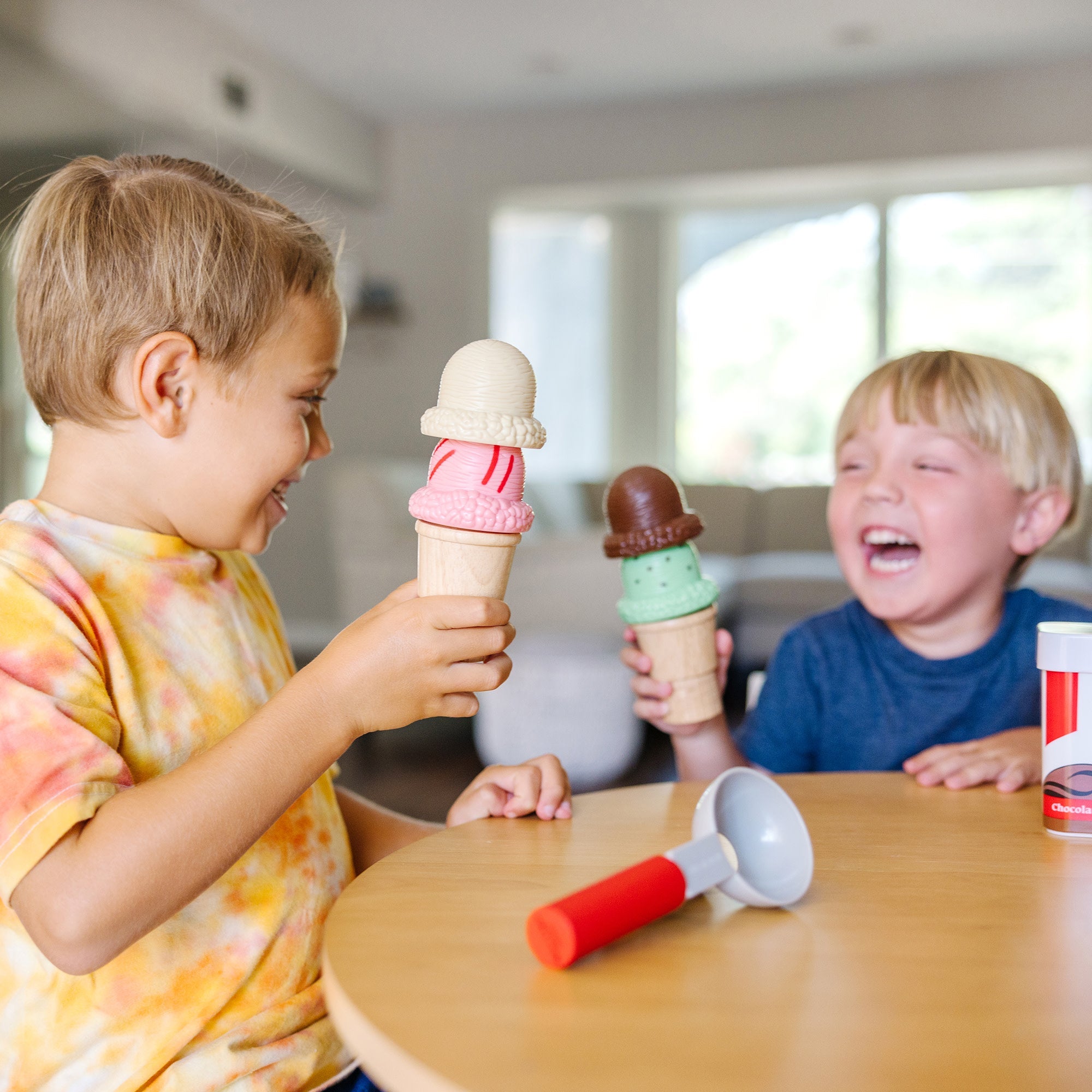 Scoop & Stack Ice Cream Cone Magnetic Play Set