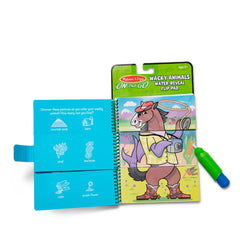 Water Wow! Water-Reveal Flip Pad - Wacky Animals