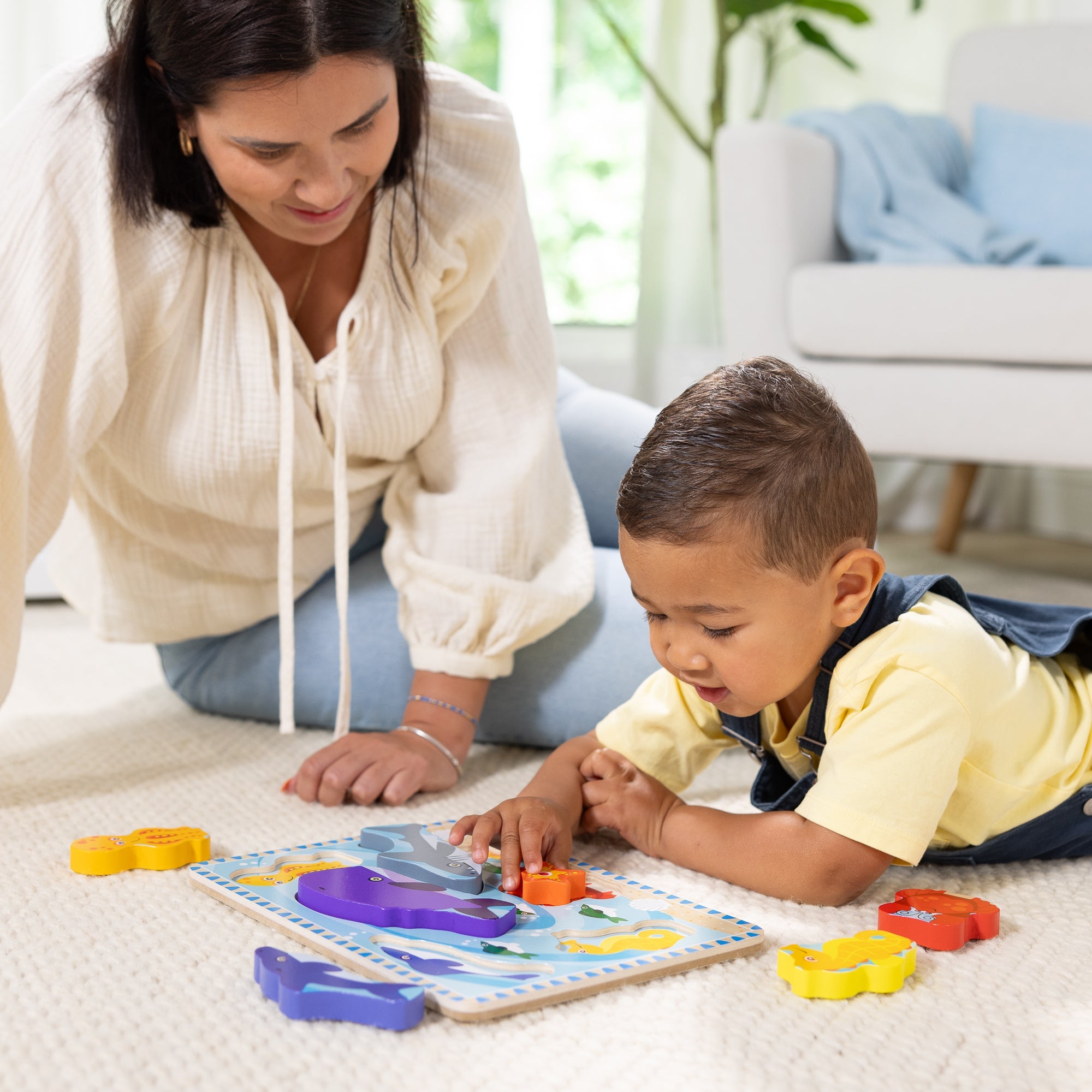 Sea Creatures Chunky Puzzle - 7 Pieces