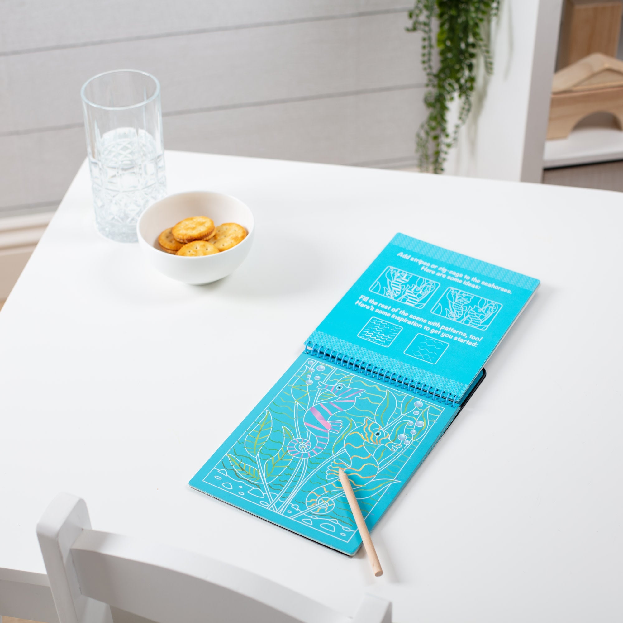 On the Go Scratch Art Color-Reveal Pad -  Sea Life