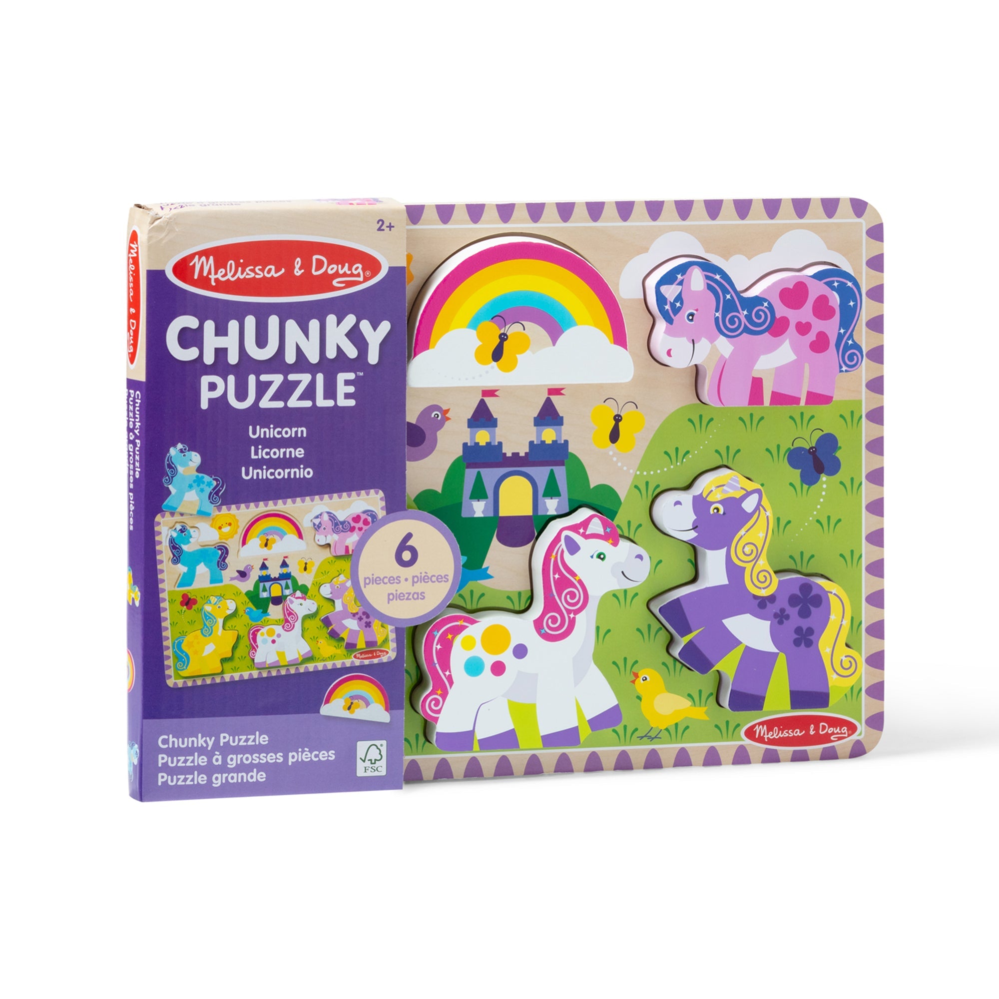 Unicorn Chunky Puzzle – 6 Pieces