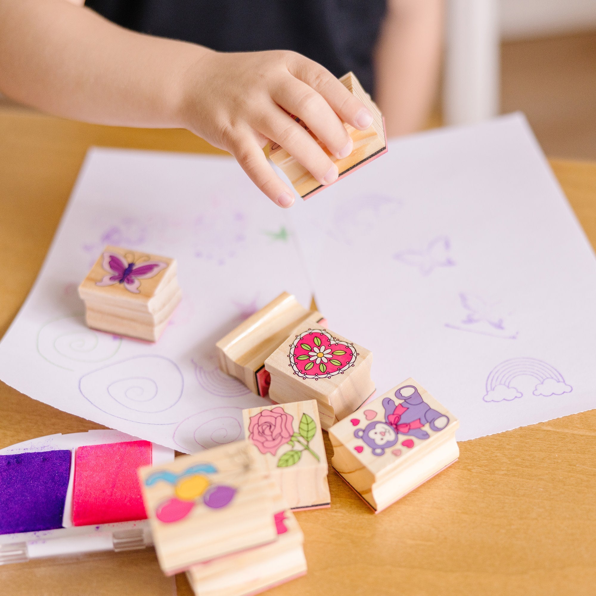 Wooden Stamp Set - Friendship