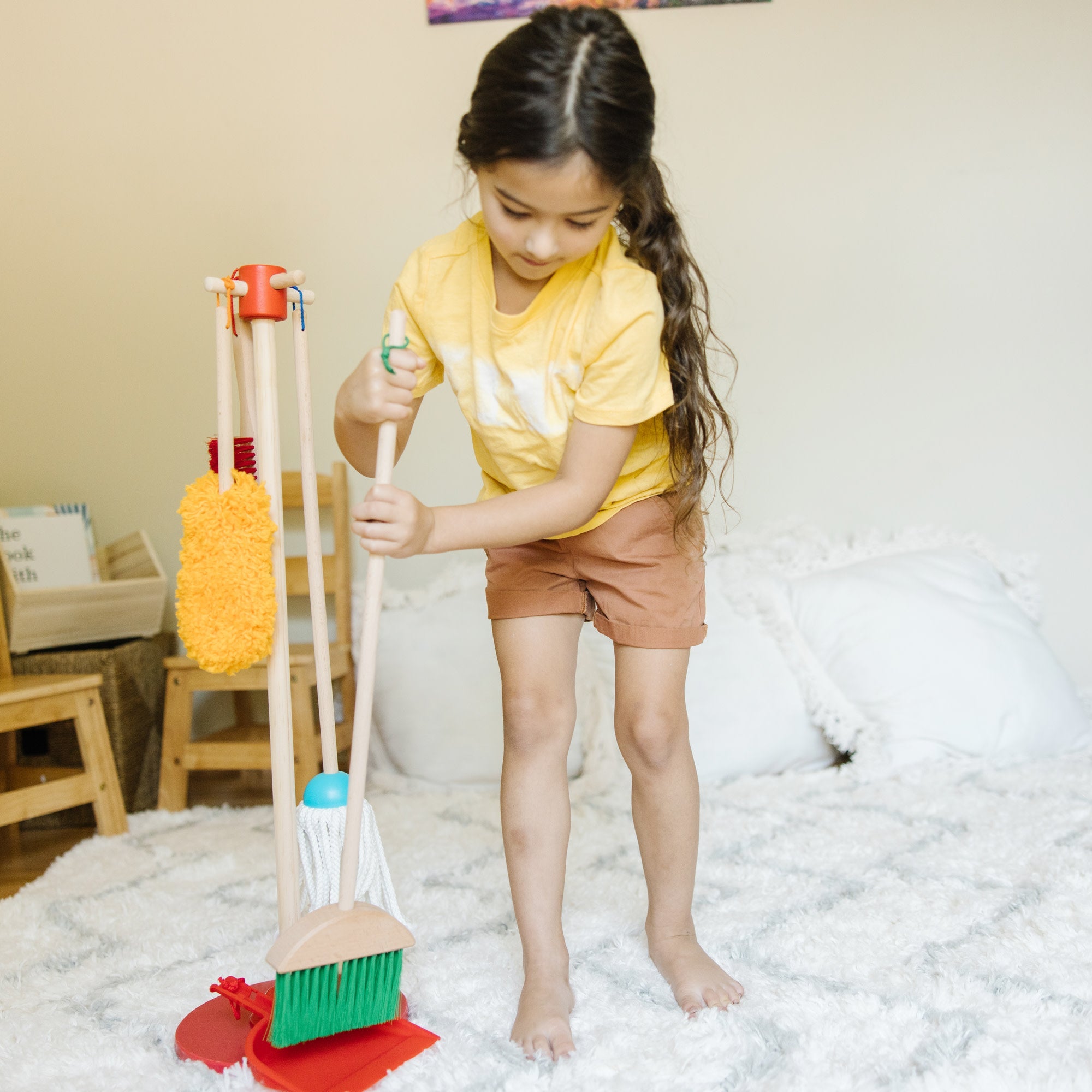 Dust! Sweep! Mop! Cleaning Play Set