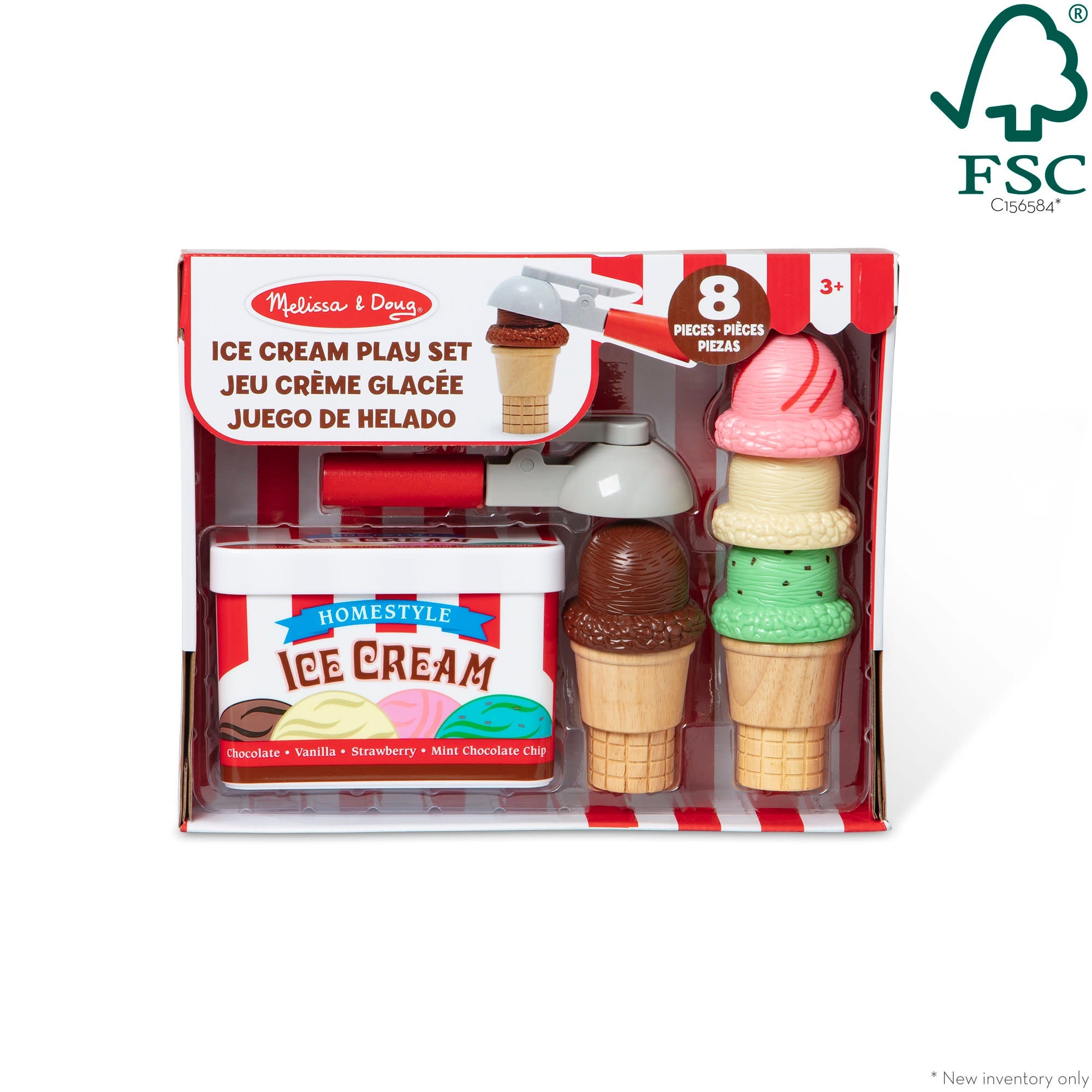 Scoop & Stack Ice Cream Cone Magnetic Play Set