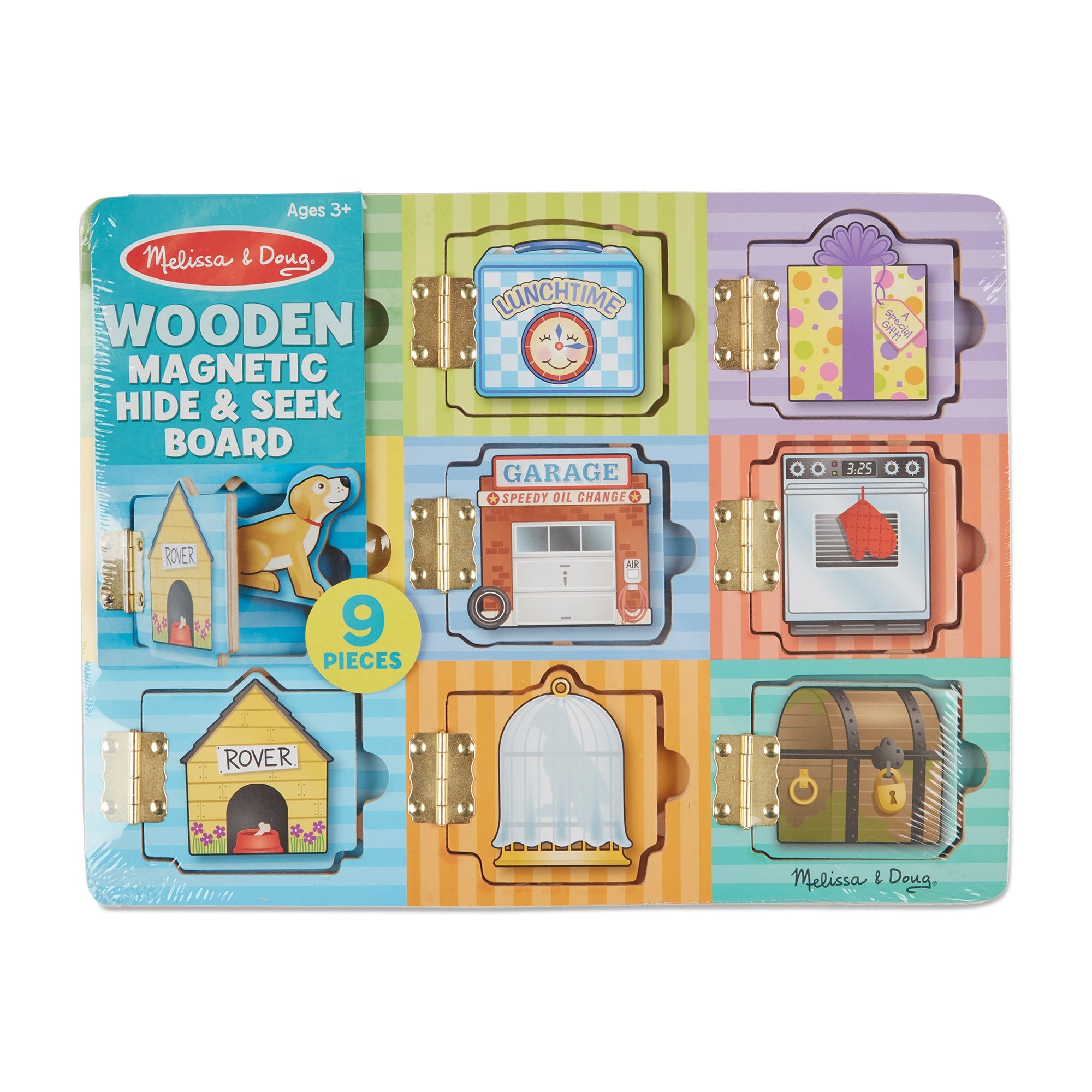 Wooden Magnetic Hide & Seek Board