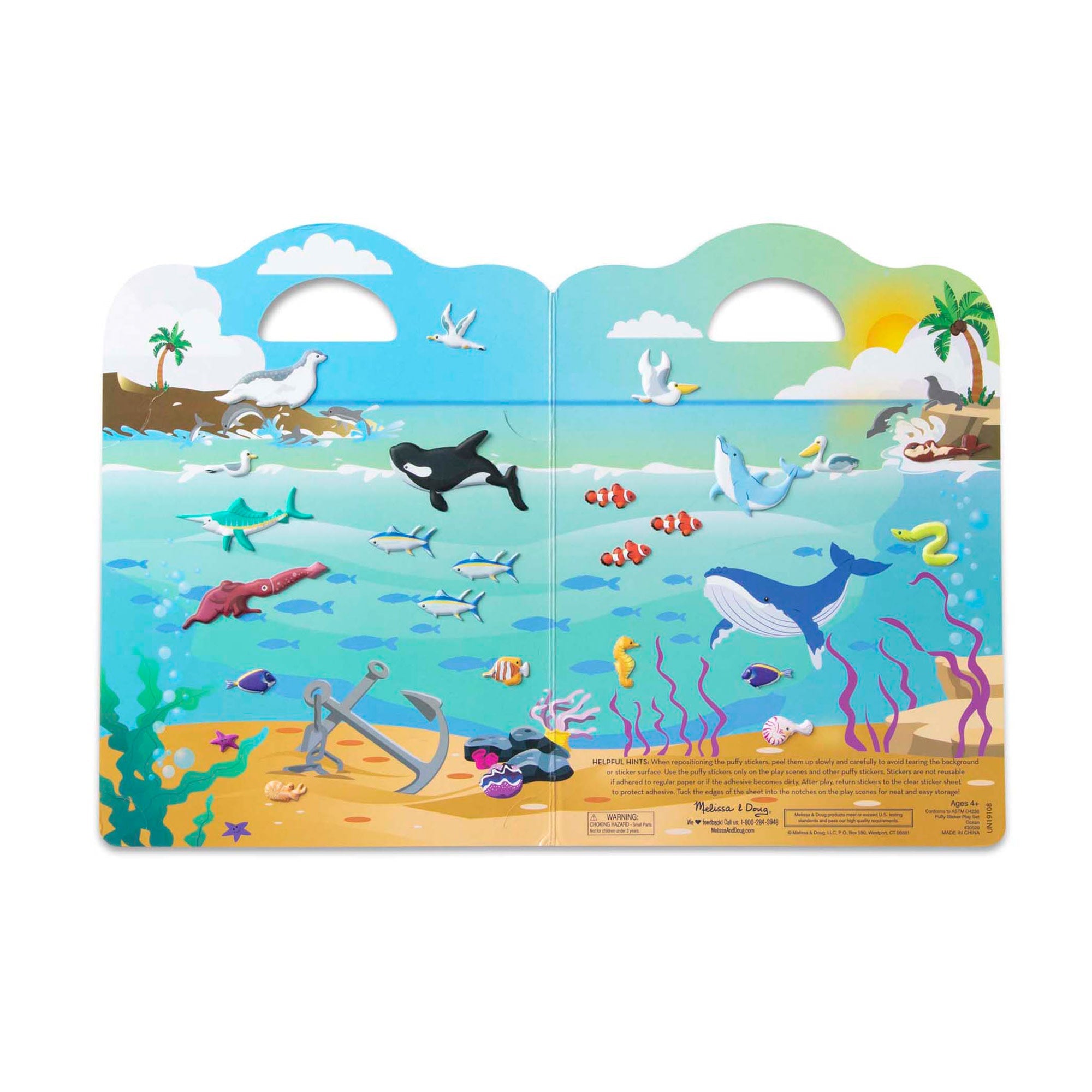 Puffy Sticker Play Set - Ocean
