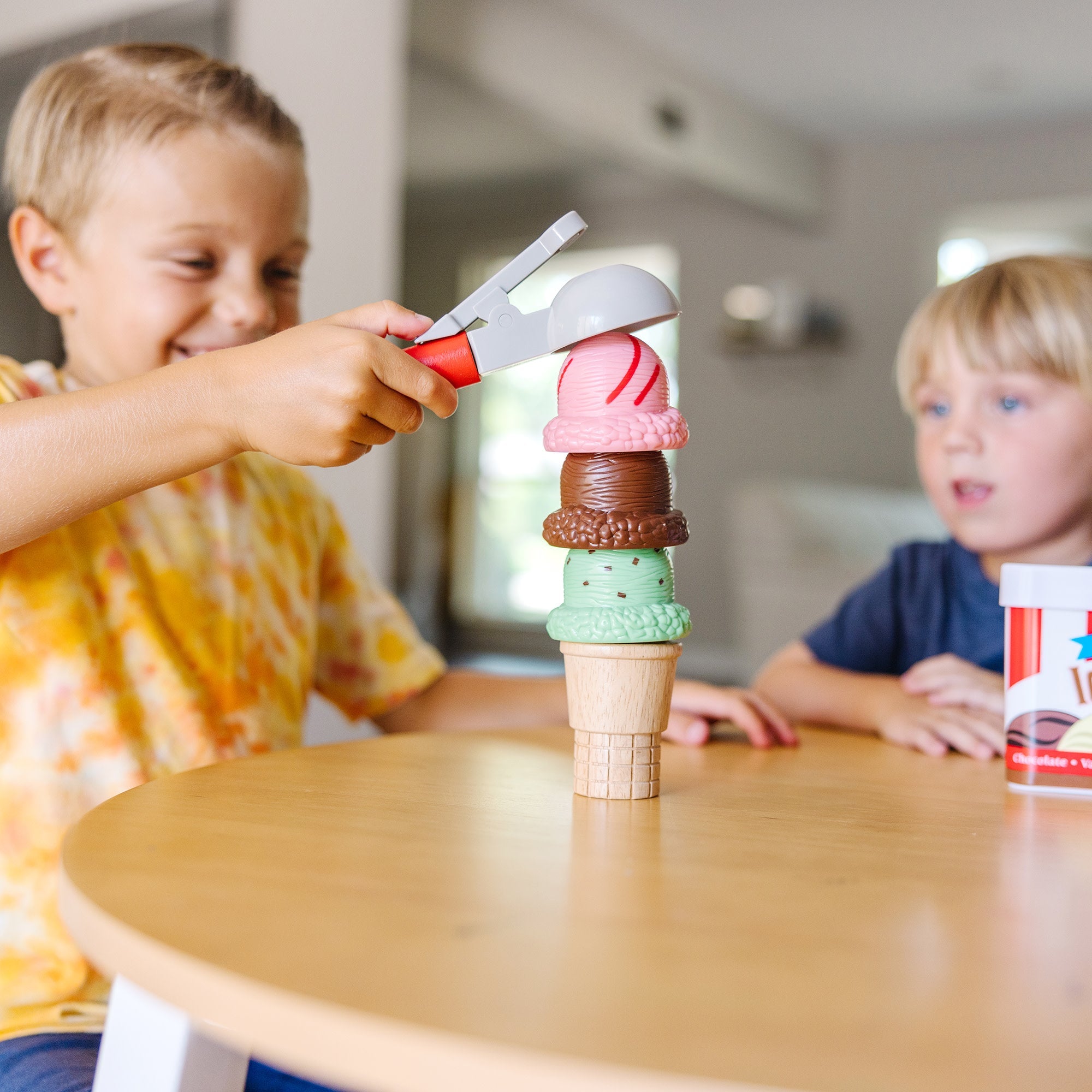 Scoop & Stack Ice Cream Cone Magnetic Play Set
