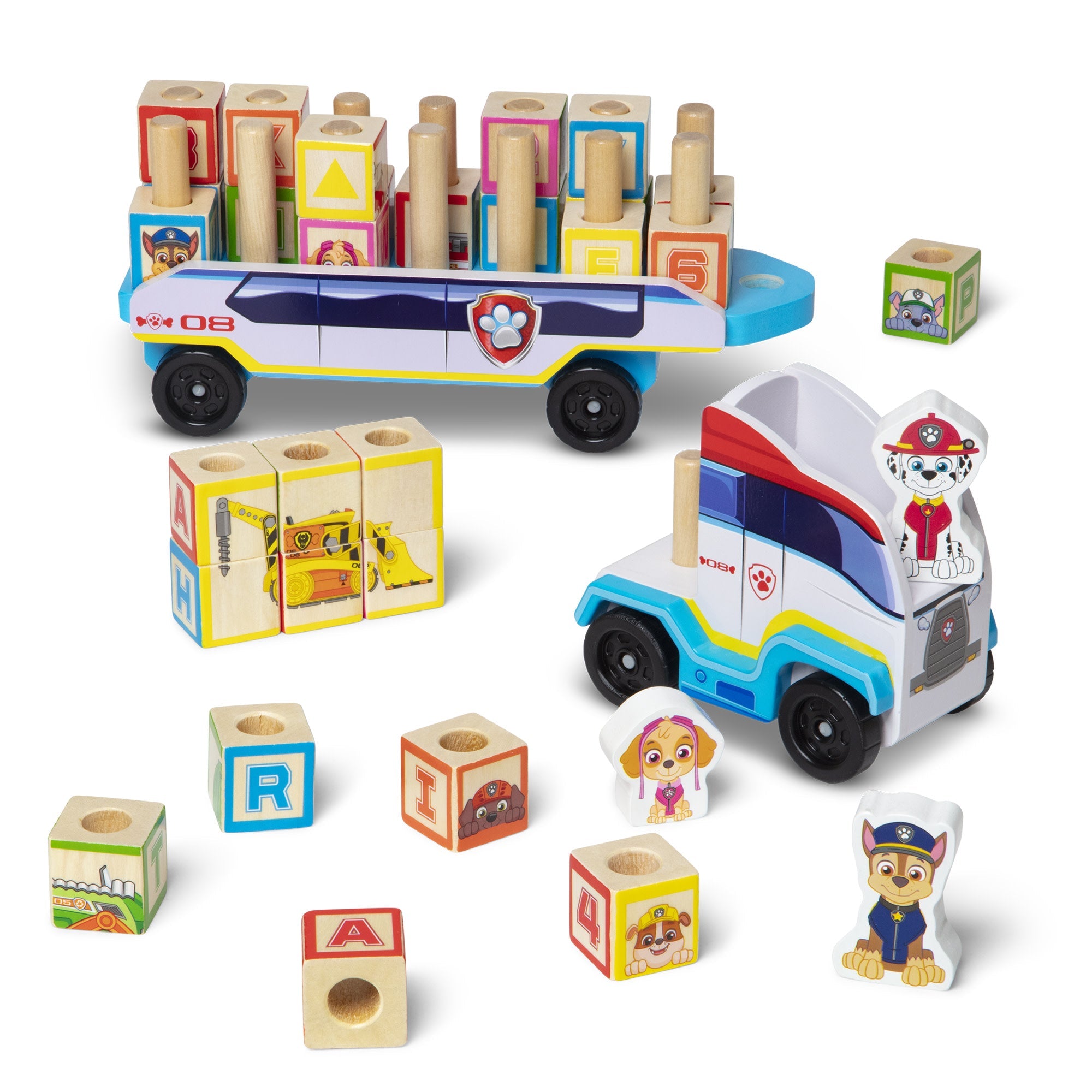 PAW Patrol Wooden ABC Block Truck