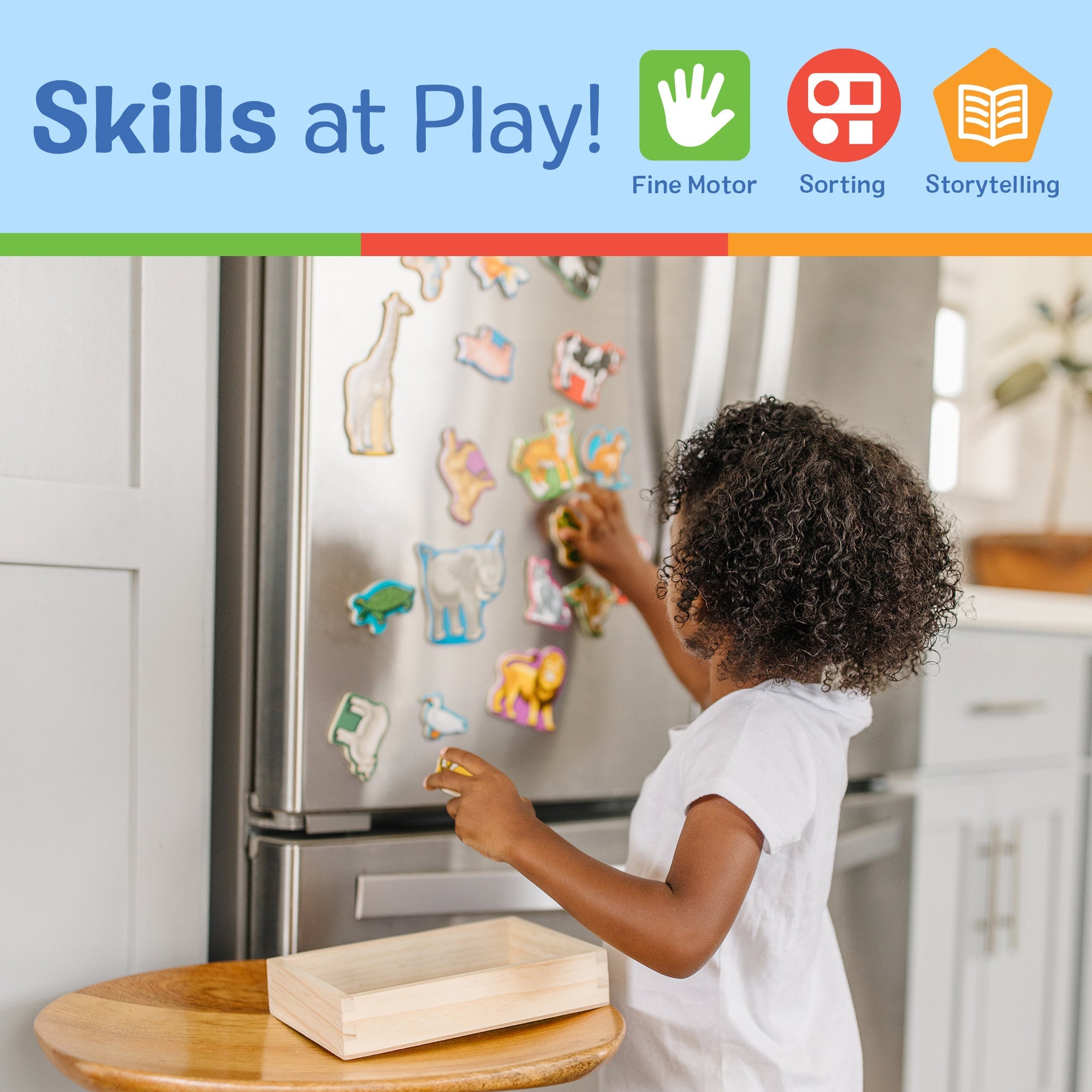 Wooden Animal Magnets